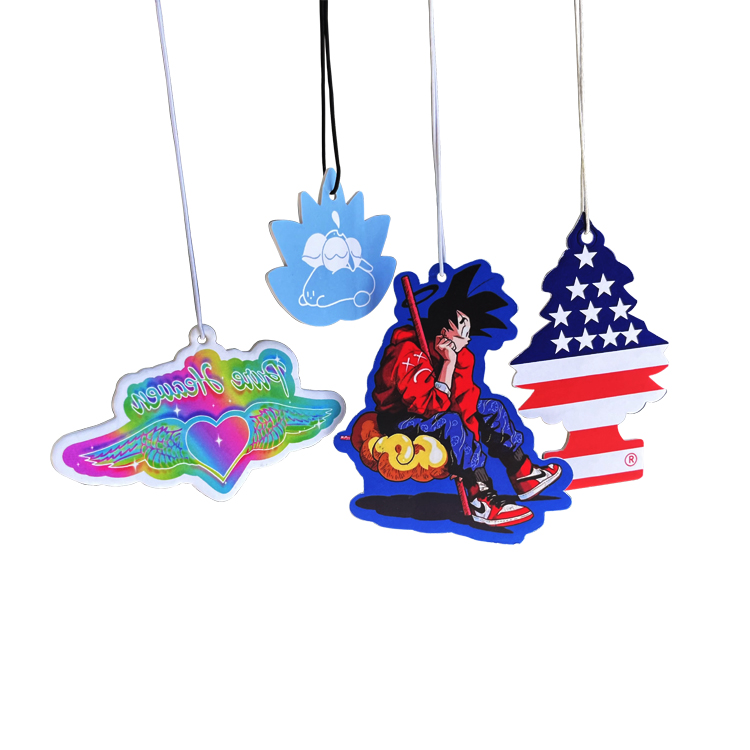 High quality custom logos cute cartoon car paper air freshener for room or car - Fragramce Test Paper - 2