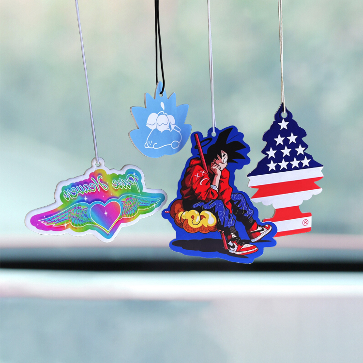 High quality custom logos cute cartoon car paper air freshener for room or car - Fragramce Test Paper - 5