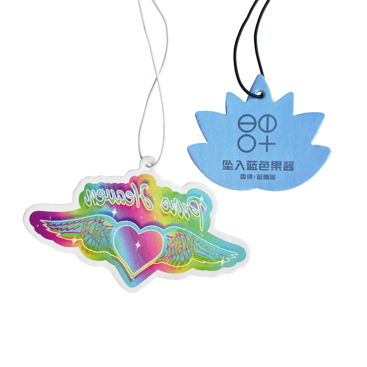 High quality custom logos cute cartoon car paper air freshener for room or car - Fragramce Test Paper - 3