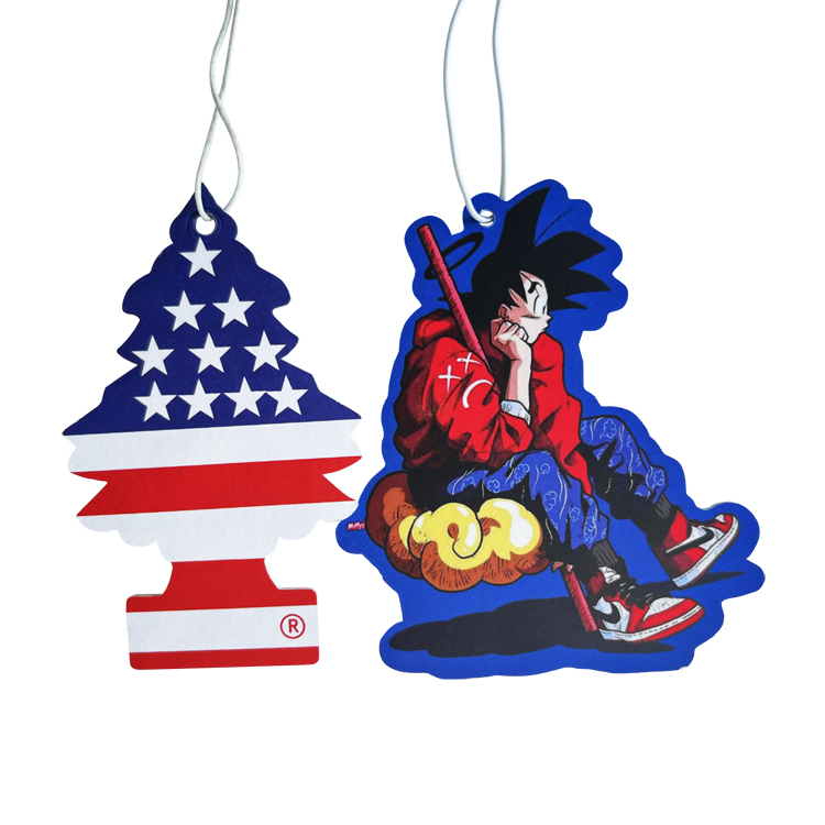 High quality custom logos cute cartoon car paper air freshener for room or car - Fragramce Test Paper - 4