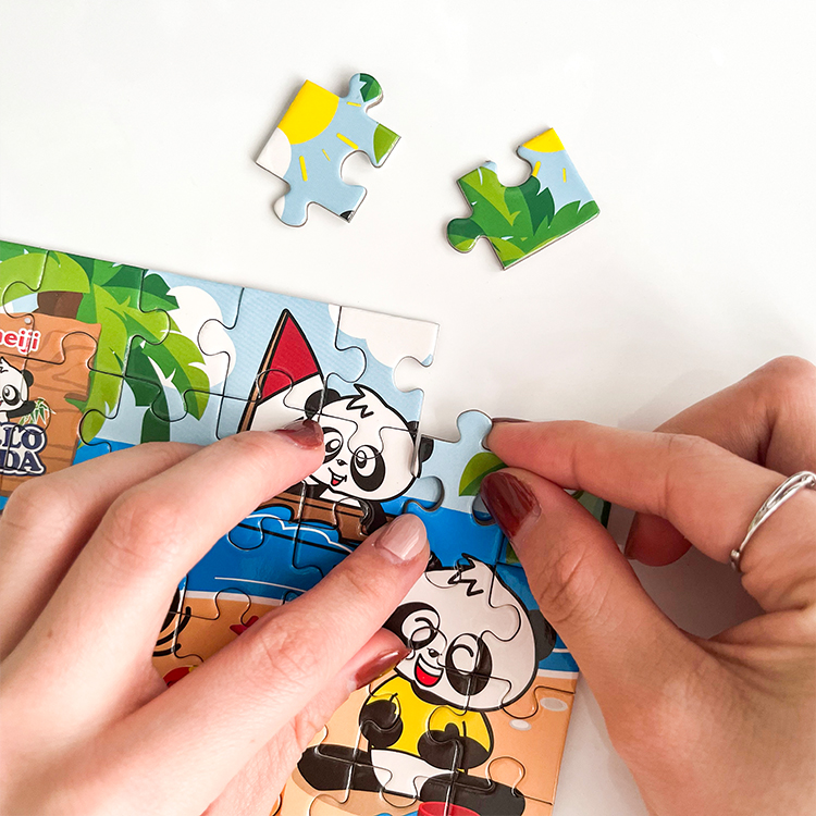 Wholesale Personalized Custom Eco-friendly Cute Panda Jigsaw Puzzle - Paper Puzzle - 1