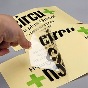 Hot-Sales Self Adhesive Removable Transparent labels with printing