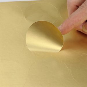 Wholesale Premium Durable Use Round Shape Printing Color Paper Labels Paper Stickers