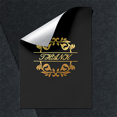 Luxury Gold Foil Adhesive Packaging custom Printed Logo Sticker Label Paper Custom Stickers - Paper Stickers/Labels - 4