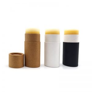 Custom lipstick lip balm push up paper round containers deodorant packaging boxes - Paper Packaging Videos - 1