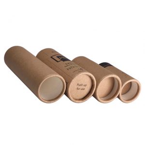 Biodegradable Cardboard Container Deodorant Push Up Paper Lip Balm Tube - Kraft Paper Tube Packaging Cylinder Box - 2
