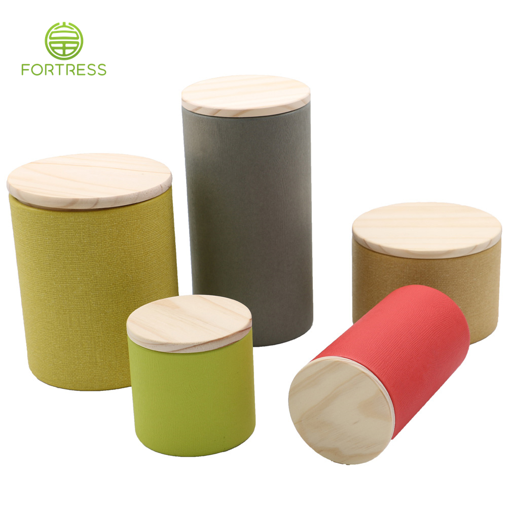 design coffee bean kraft paper packaging loof tea cylinder tube boxes -  - 14