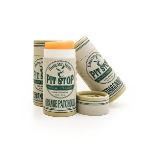 Eco Friendly Biodegradable 0.5 oz Push up Paper Tube Kraft Deodorant Paper Tube Packaging