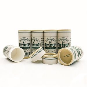 Eco Friendly Biodegradable 0.5 oz Push up Paper Tube Kraft Deodorant Paper Tube Packaging - Lipbalm Paper Packaging - 2