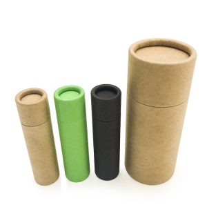 Eco-Friendly Custom Lip Balm Push up Paper Tube Cosmetic Deodorant Packaging