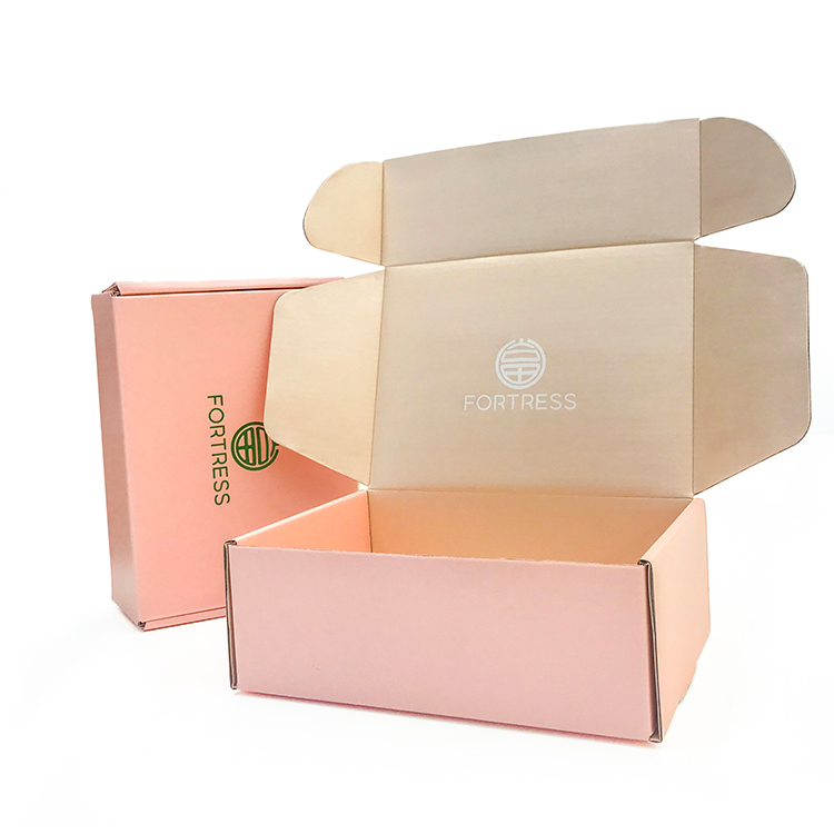Fortress Luxury Custom Green Hot Stamping Logo Paper Postal Box - Paper box - 3