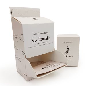 Custom Creative Design Printed Cardboard Box With Pocket