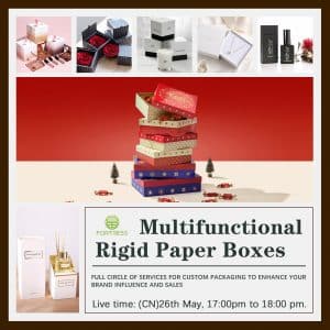 Custom recycled eco-friendly multifunctional rigid paper gift boxes packaging