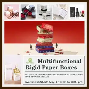 Custom recycled eco-friendly multifunctional rigid paper gift boxes packaging