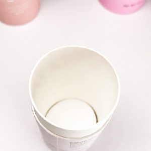 biodegradable lip balm/lip gloss push up paper tube - lip balm gloss lipstick deodorant paper tube packaging - 3