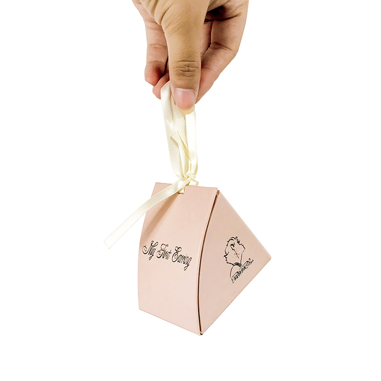 Custom Creative Design Printed Foldable Paper Gift Box With Ribbon - Paper box - 4