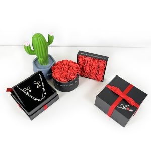 Luxury Gift Packaging Paper Boxes Cardboard Packaging Box for Rose Flower - Paper Kraft Packaging boxes - 3