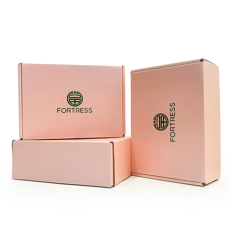 Fortress Luxury Custom Green Hot Stamping Logo Paper Postal Box - Paper box - 2