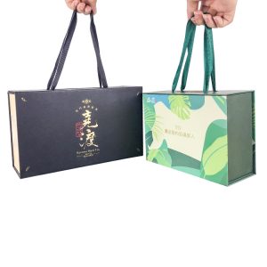 Luxury Customized Gift Paper Box Ribbon Handle
