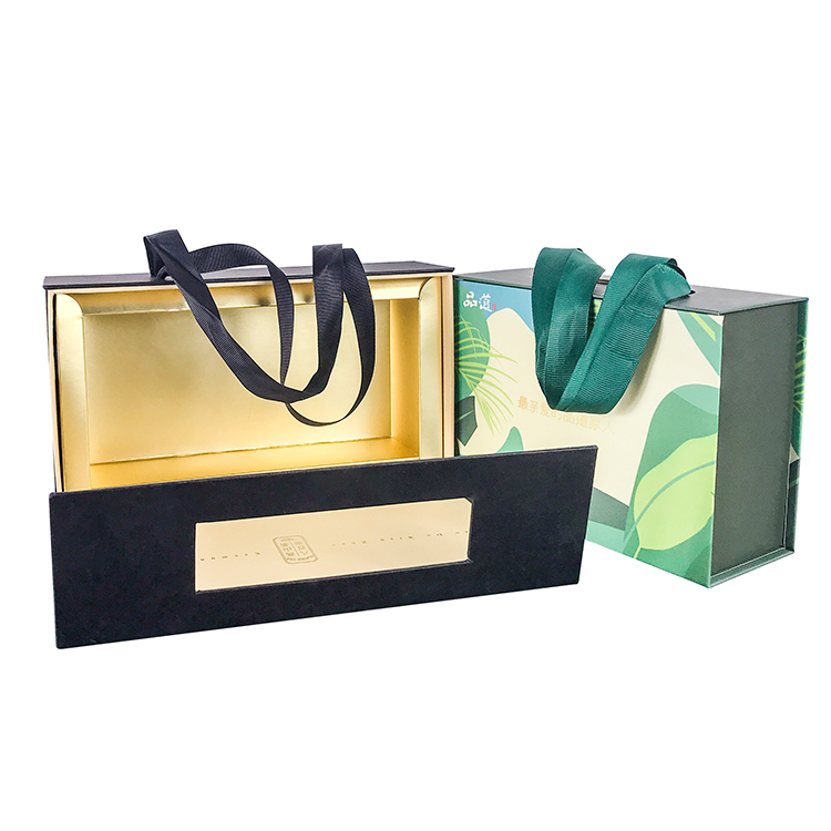 Luxury Customized Gift Paper Box Ribbon Handle - Paper box - 4