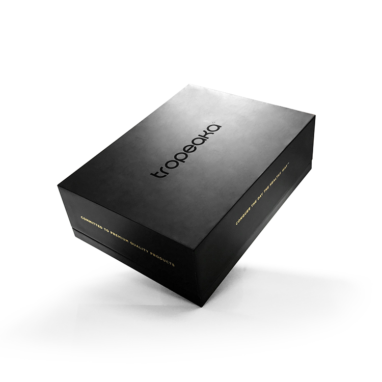 Black Luxury High Quality Custom Paper Box With Brand Logo Spot UV - Paper box - 3