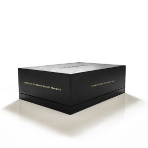 Black Luxury High Quality Custom Paper Box With Brand Logo Spot UV - Paper box - 5