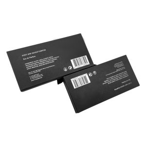 Custom Paper Box Black Gift Drawer Packing Box for Perfume Bottle - Paper Kraft Packaging boxes - 3