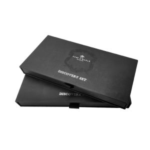 Custom Paper Box Black Gift Drawer Packing Box for Perfume Bottle - Paper Kraft Packaging boxes - 1
