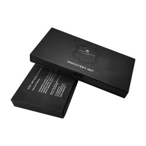 Custom Paper Box Black Gift Drawer Packing Box for Perfume Bottle - Paper Kraft Packaging boxes - 2
