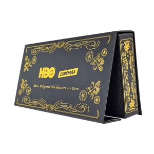 Custom Printing Cardboard Black Packaging Magnet Rigid Paper Box with Foam Insert