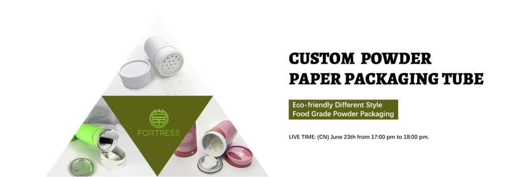 1920x650-Eco-friendly Different Style Food-grade Powder Paper Packaging Tube