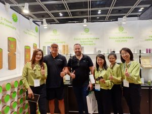Eco friendly Twist Push Up Kraft Paper Tube Hong Kong Packaging Show