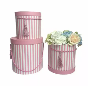 custom flower round cylinder box rose paper tubes
