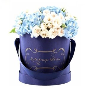 flower packaging cardboard boxes with lids