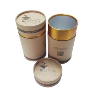 manufacturer eco friendly coffee powder food packaging cylinder kraft paper tubes