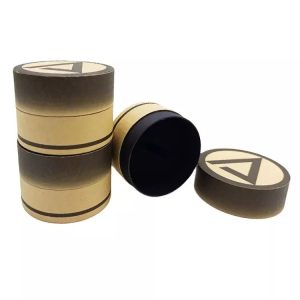 natural material jewelry round paper tube jewelry packaging box with brand logo