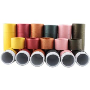 Cosmetic Bottle Outer Packaging Kraft Paper Tube Essential oils Boxes Package