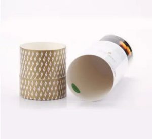 OEM manufacturer recycled personality customized candle boxes candle cardboard cylinder tube packaging with printing
