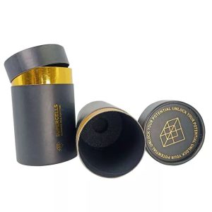 custom nutritional supplement bottle packaging round tablet round box recyclable paper tube