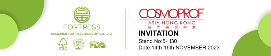 Fortress packaging team beauty cosmetic packaging Cosmoprof asia beauty exhibition